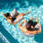 Big Joe Lux Bali Sling Pool Float, Cape Stripe, UV Protected, No Inflation Needed-110476100-128732756