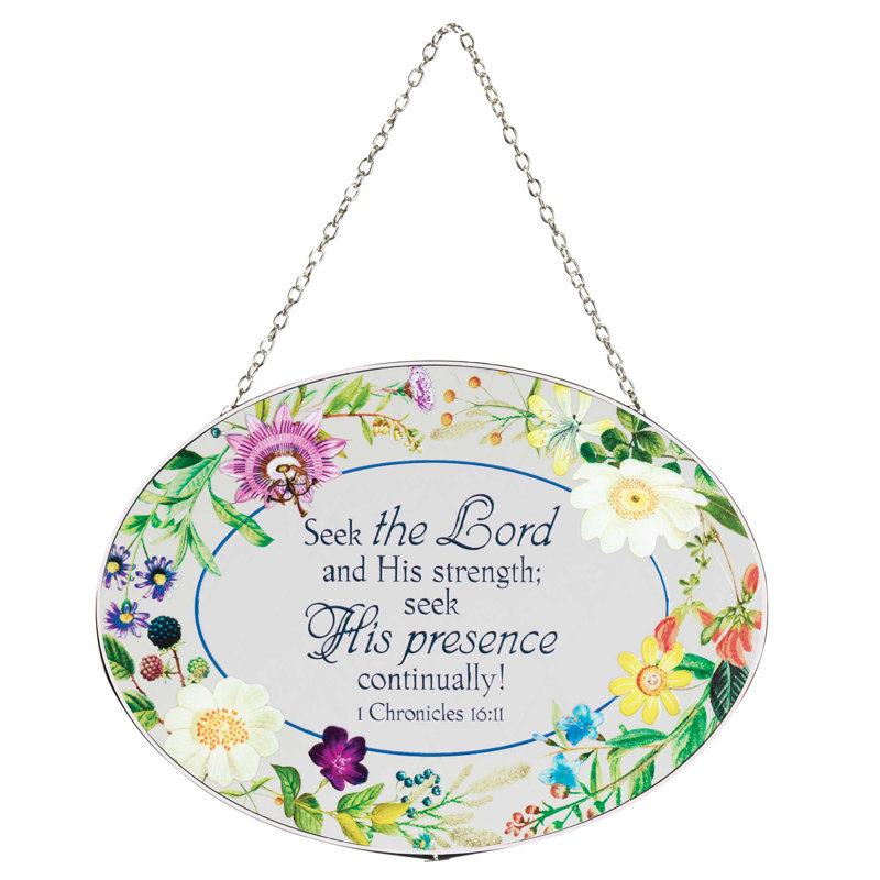 «Seek the Lord Suncatcher»