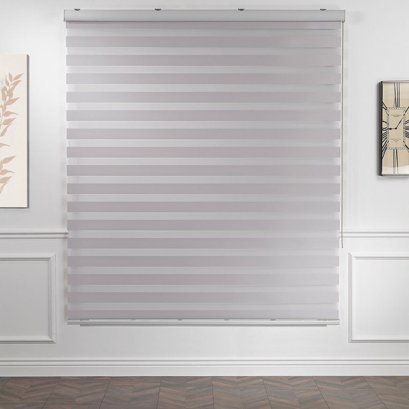 Semi Sheer Roller Shade, 185cm L x 100cm W, Gray
