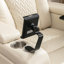 Fauteuil de cinéma inclinable électrique pivotant à 270 degrés avec siège individuel et table avec plateau, support pour téléphone, porte-gobelet, port USB, rangement caché pour le salon-1249140223