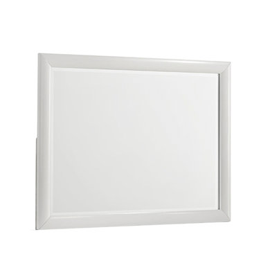 Soul Modern Style Mirror Made with wood in White(Includes Mirror Only)