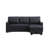 Upholstered Pull out Sectional Sofa with Chaise