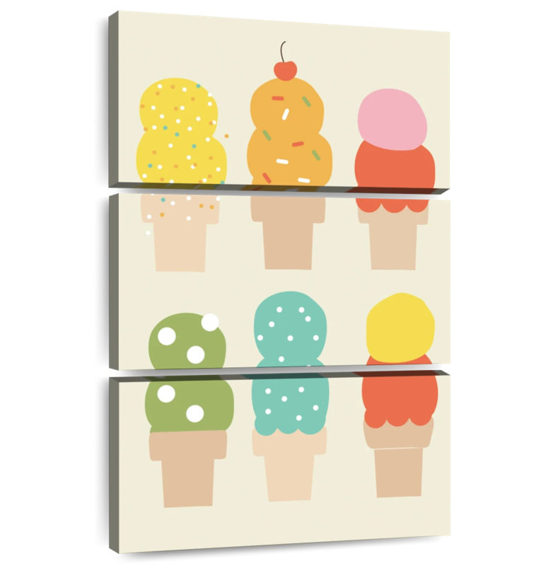Yarlin Double Scoops, 32" H x 20" W