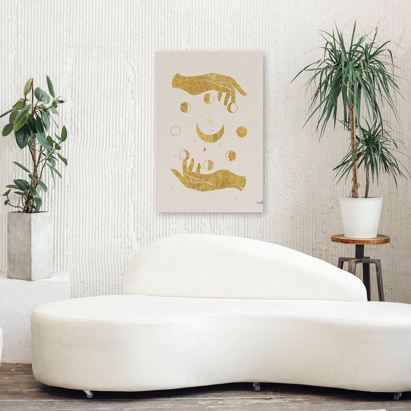 Céleste moderne et contemporain, H 36 po x l 24 po