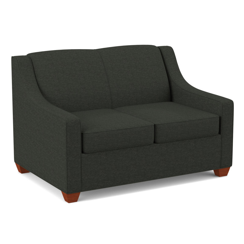 Phillips 52" Square Arm Loveseat with Reversible Cushions, BM Cherry, Antic Pepper