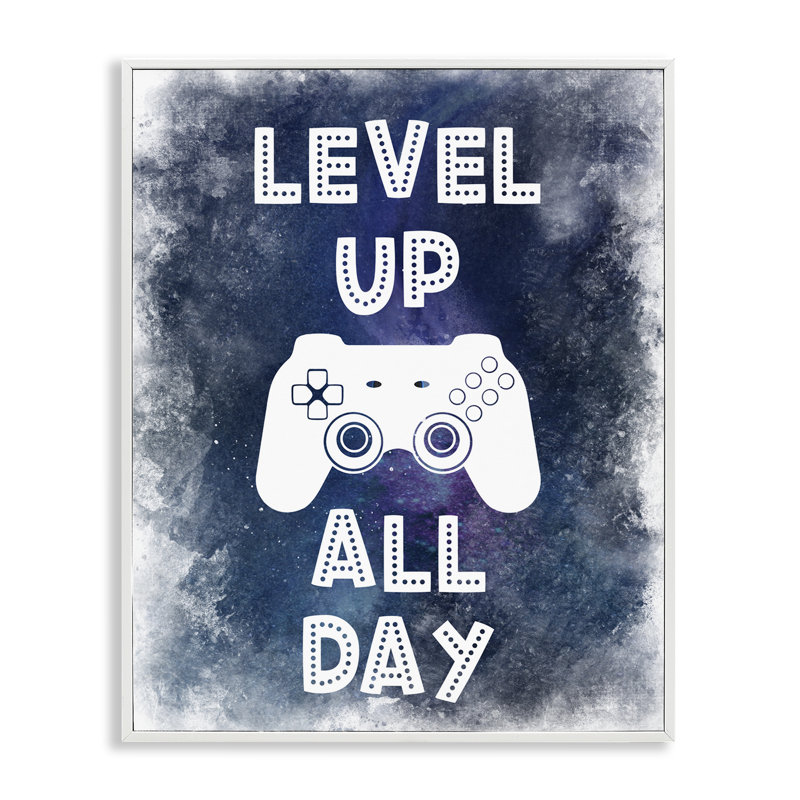 Giclée encadrée «Level Up All Day Splash», conception par Marcus Prime, H 20 po x l 16 po