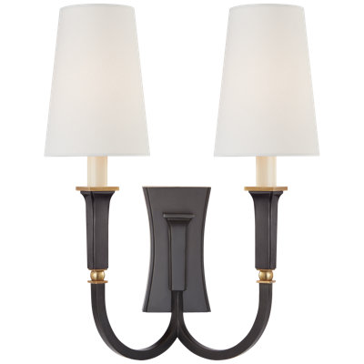 Thomas O'Brien Delphia Large Double Arm Sconce