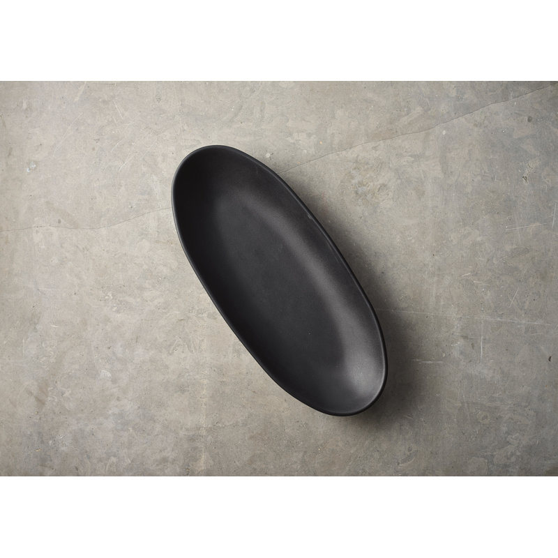 Pigment 700ml Noir Melamine Soup Plate