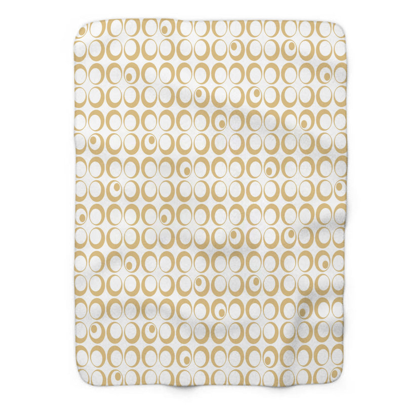 Beach Shapes - 1 pièce Sherpa Premium 0043, L 50 po x L 60 po