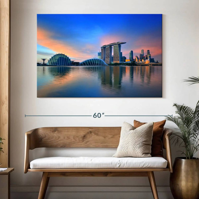 Nicci Gardens By The Bay, 34" H x 51" W