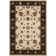 Tapis ivoire / noir Downing
