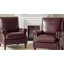 Chaise d'appoint en cuir véritable Wajeeh -1006604891