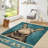 High Quality With Pile Soft Type Printed Rug Featuring a Stylish Geometric Pattern Perfect for Adding a Splash of Color and Comfort to Your Living Room or Bedroom-1307891100