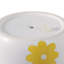 Sagebrook Home 6" Flower Power Planter, Black/White-1888640659