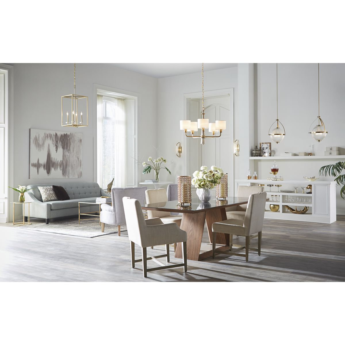 Perth 5 - Light Dimmable Chandelier