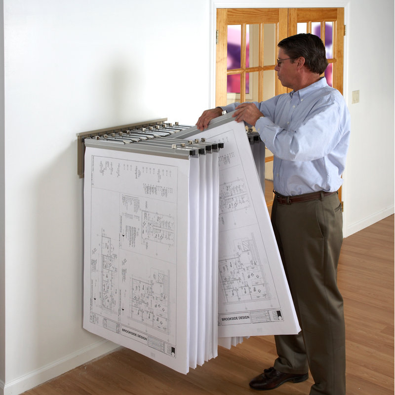 Metal Hanging Files Open