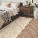 Tapis d'intérieur antidérapant à motif floral en peluche douce à motif floral