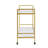 Meendert 17.17 " W Kitchen Cart with Marble Top