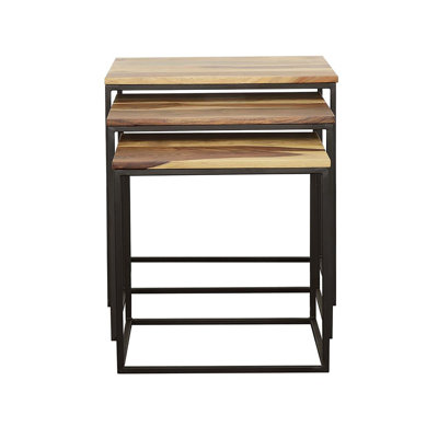 Ensemble de 3 tables gigognes