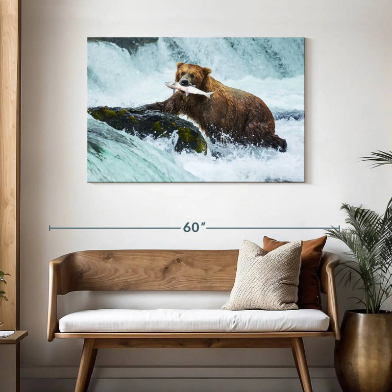 Pêche à l'ours simple, H 30 po x l 45 po