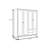 Retro Simple Rattan Wardrobe