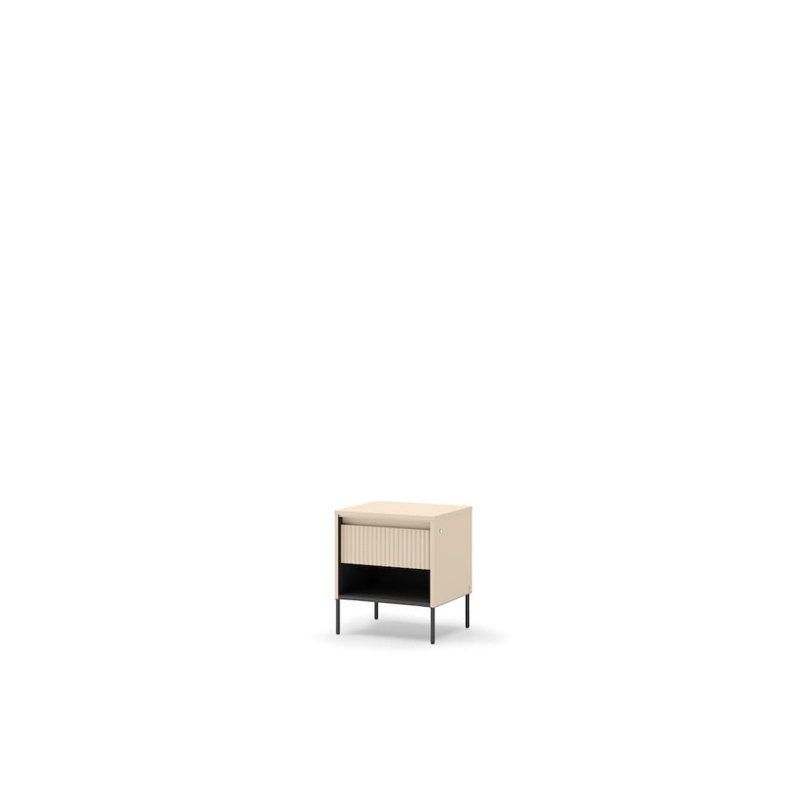 Chatmon 46cm W Manufactured Wood Bedside Table