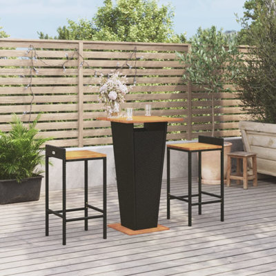 Alexanndra Square 2 - Person 43.30708661cm Long Dining Set