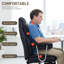 Chaise de bureau, grande et grande chaise de bureau avec mousse en forme de 400 lb
