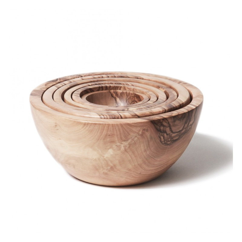 Bol de service en bois d’Olivier 1 fl Oz.