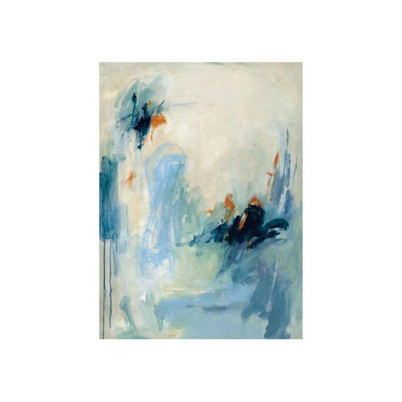«Reach the Lake» par Sara Brown - impression sur toile tendue, Couche de verre, H 32 po x l 24 po x P 1,5 po