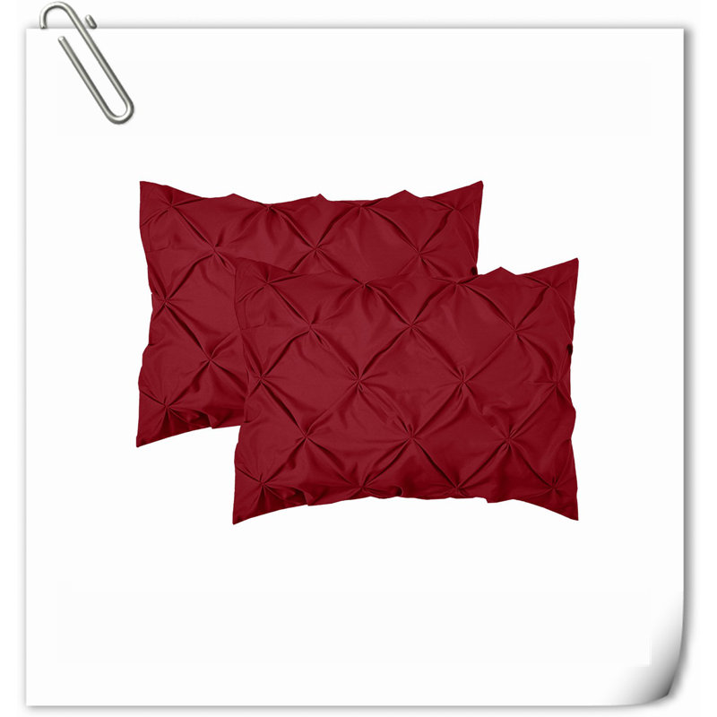 Quilts Machine Woven Geometric Shapes Quilt, Red