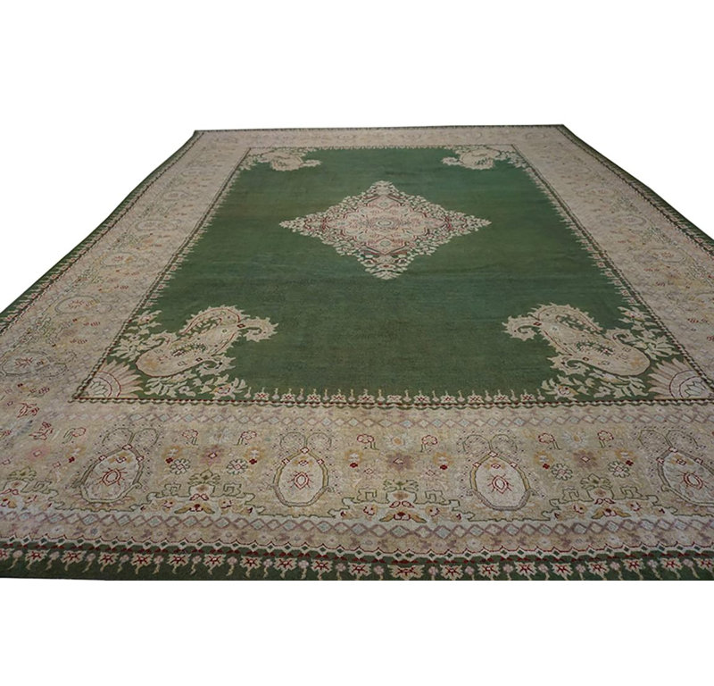 19th Century N. Indian Amritsar Carpet 12'0" x 14'9"