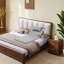 Electric Adjustable Bed Backrest, 4-68° Upgraded Foldable Safety Guardrail
