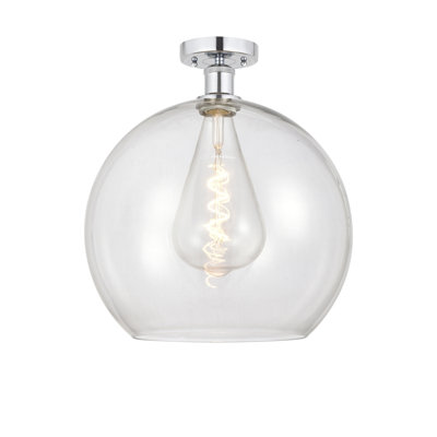 Cindi Glass Semi Flush Mount
