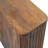 Solid Wood Chestnut Curve Sideboard