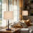 Latitude Run® Set of Two Beckett Dark Bronze Adjustable Table Lamps