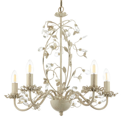 Charline 5 - Light Candle Style Chandelier