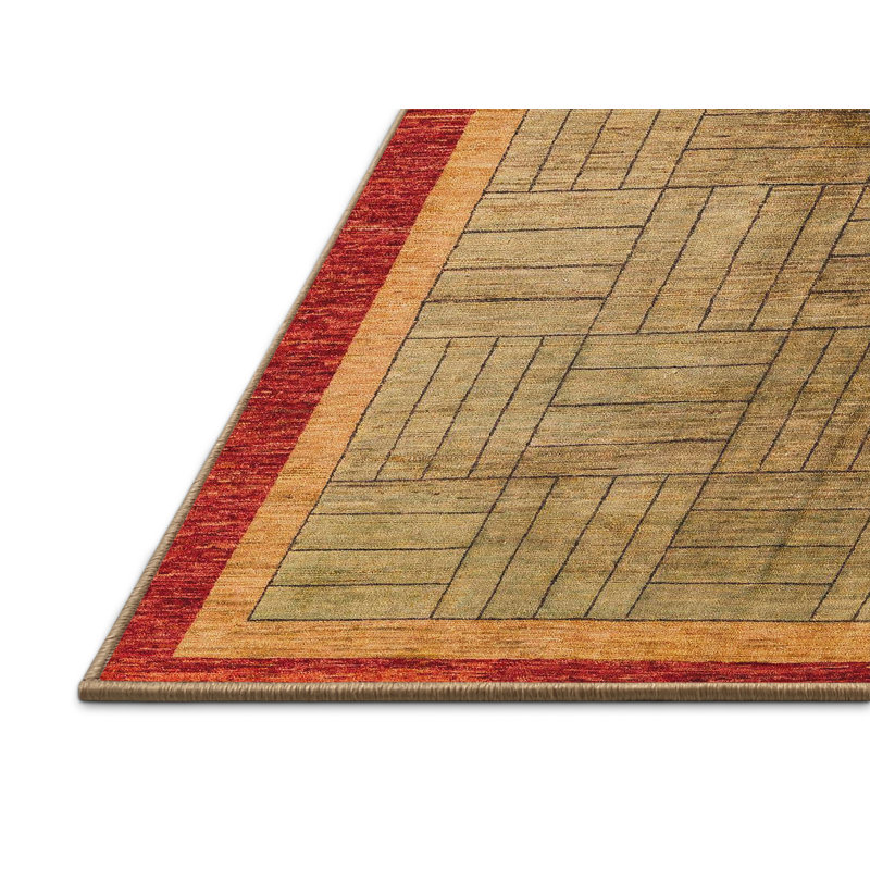 Abstract Indoor Rug, Rectangle 3' x 5'