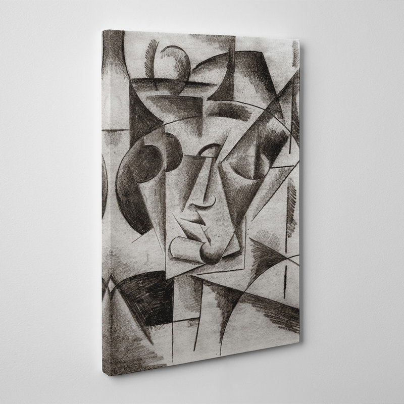 Heads by Lyubov Popova - Wrapped Canvas, 76cm H x 50cm W