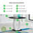 Scottsmoor Luxury High Gloss Round Dining Table - Modern Halo Design Kitchen Table-1859659041-1859659040