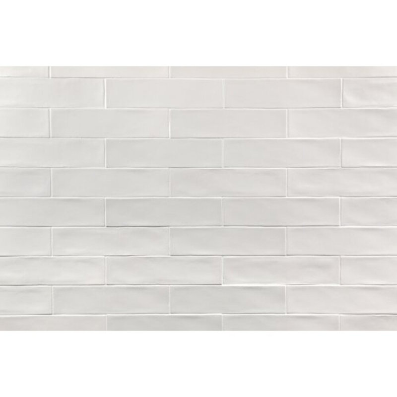 Bayou 3x12 Matte Ceramic Subway Tile, Pure White
