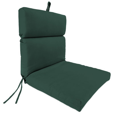 22" x 44" Outdoor Chair Cushion with Ties and Loop
