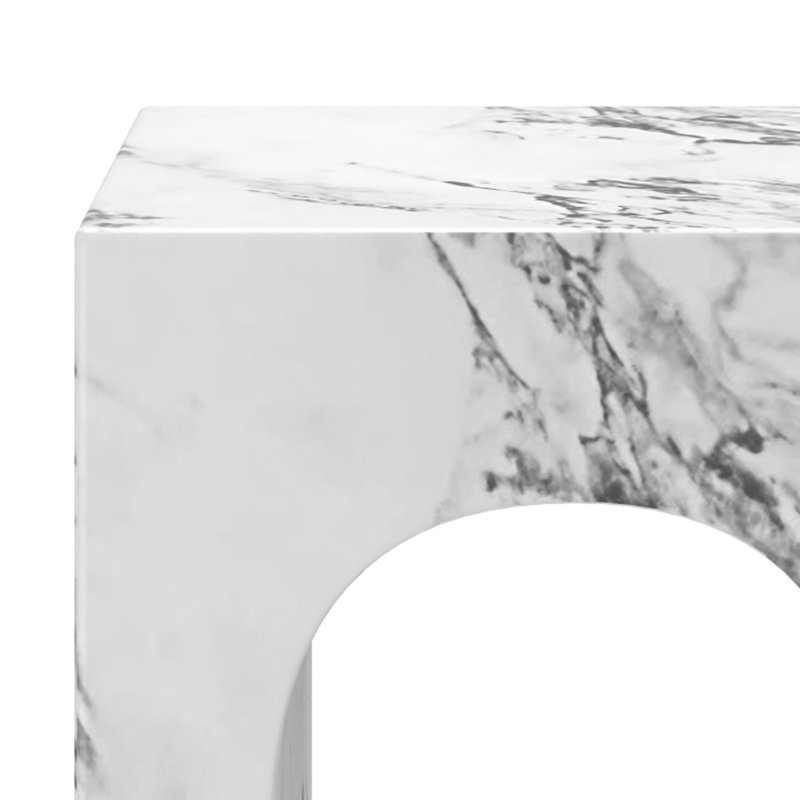 Table d'appoint Atticus Boulgari blanc, Bulgari White