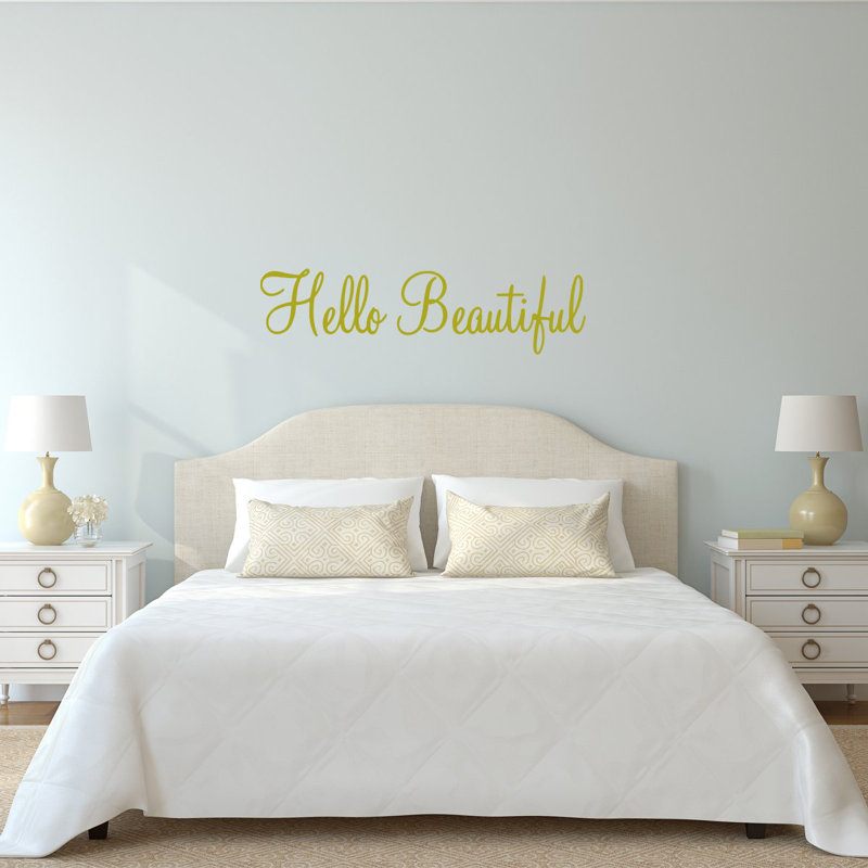 Adhésif décoratif Croswell Hello Beautiful, H 10,5 po x l 40 po x P 0,01 po, Or