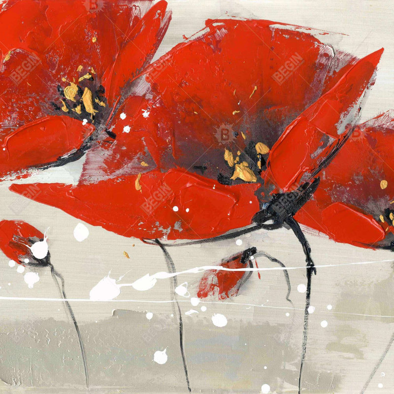 "Fleurs rouges avec une faute de frappe"