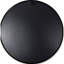 Miroir rond de 24 po avec cadre en métal noir pour mur de salle de bain - verre HD, cadre en aluminium rouillé, film incassable, livré avec outils d'installation, crochets renforcés en alliage de 4 mm, procédé simple