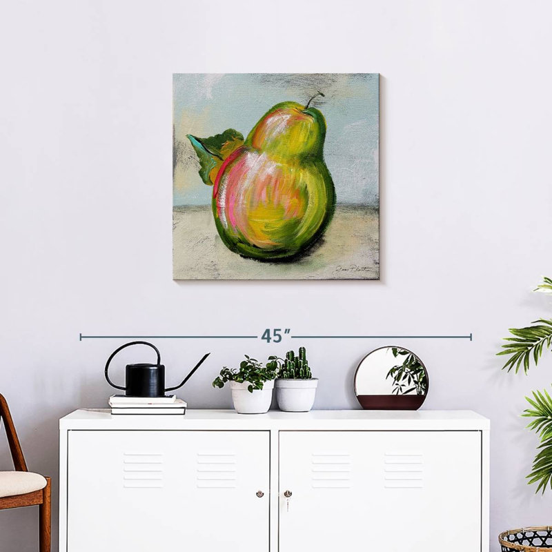 Yarlin - fruit de cuisine abstrait IV, H 24 po x l 24 po