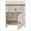 Buffet décoratif 1 porte blanc délavé
