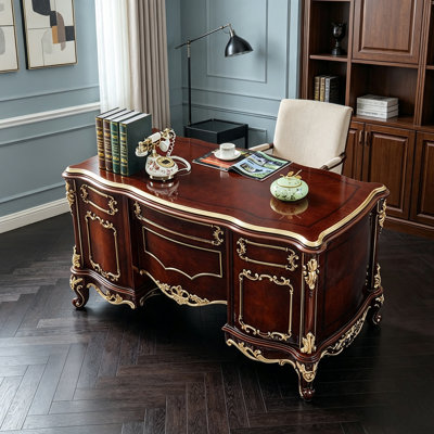 Bureau de rangement rétro exquis 59,05 po