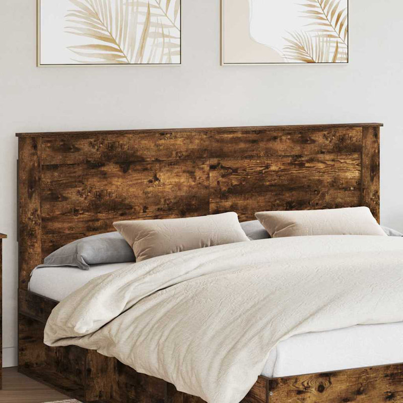 Headboard, King, Smoked Oak